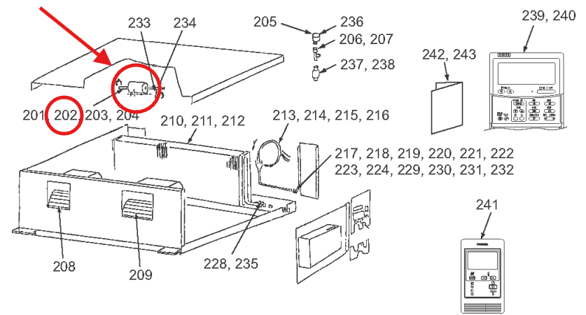 Motor Ventilador STF-200-260-4C - 4312C017