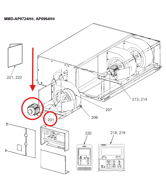 Motor Ventilador STF-200-370-4AR - 4312C023